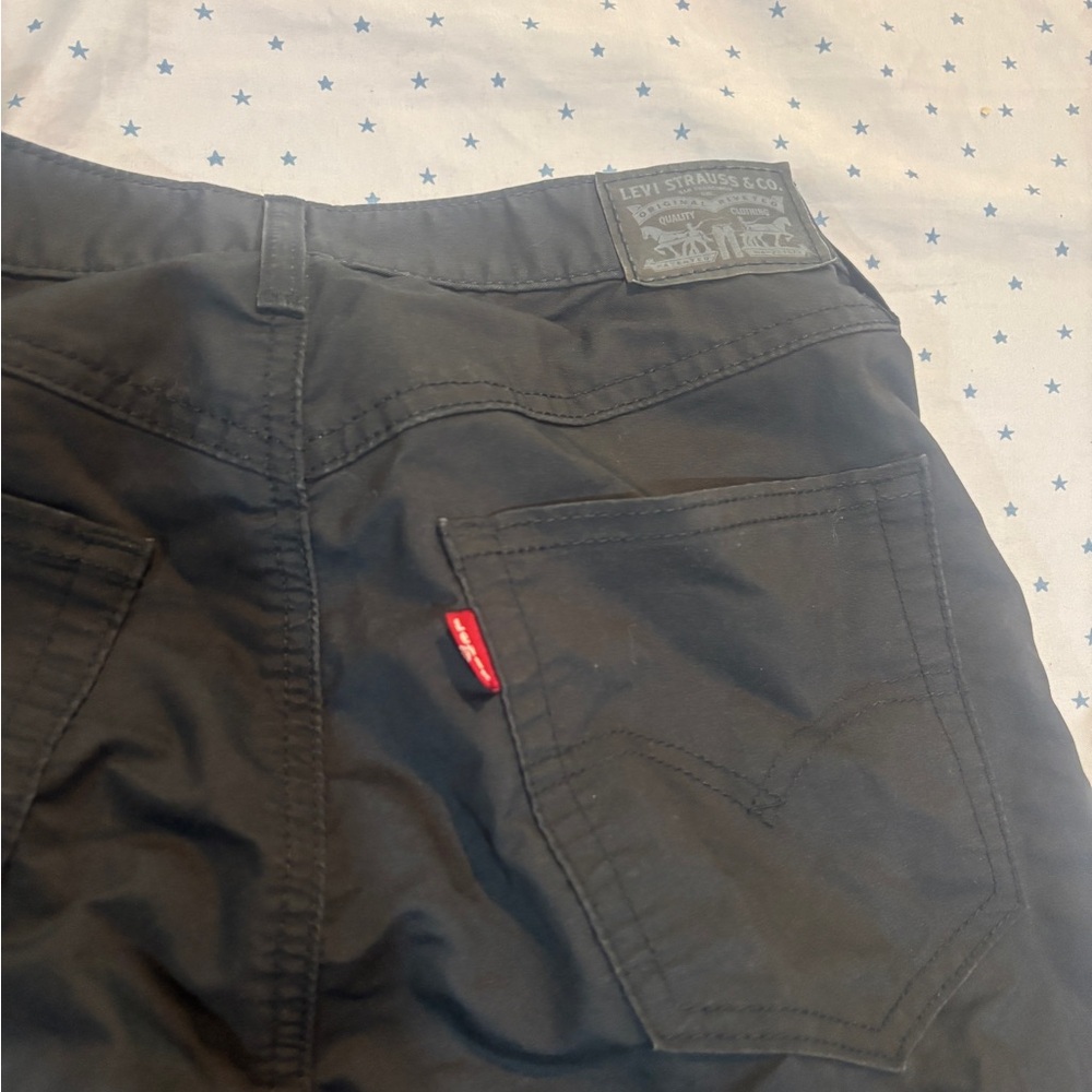 Levi's Charcoal Jeans with Red Tag